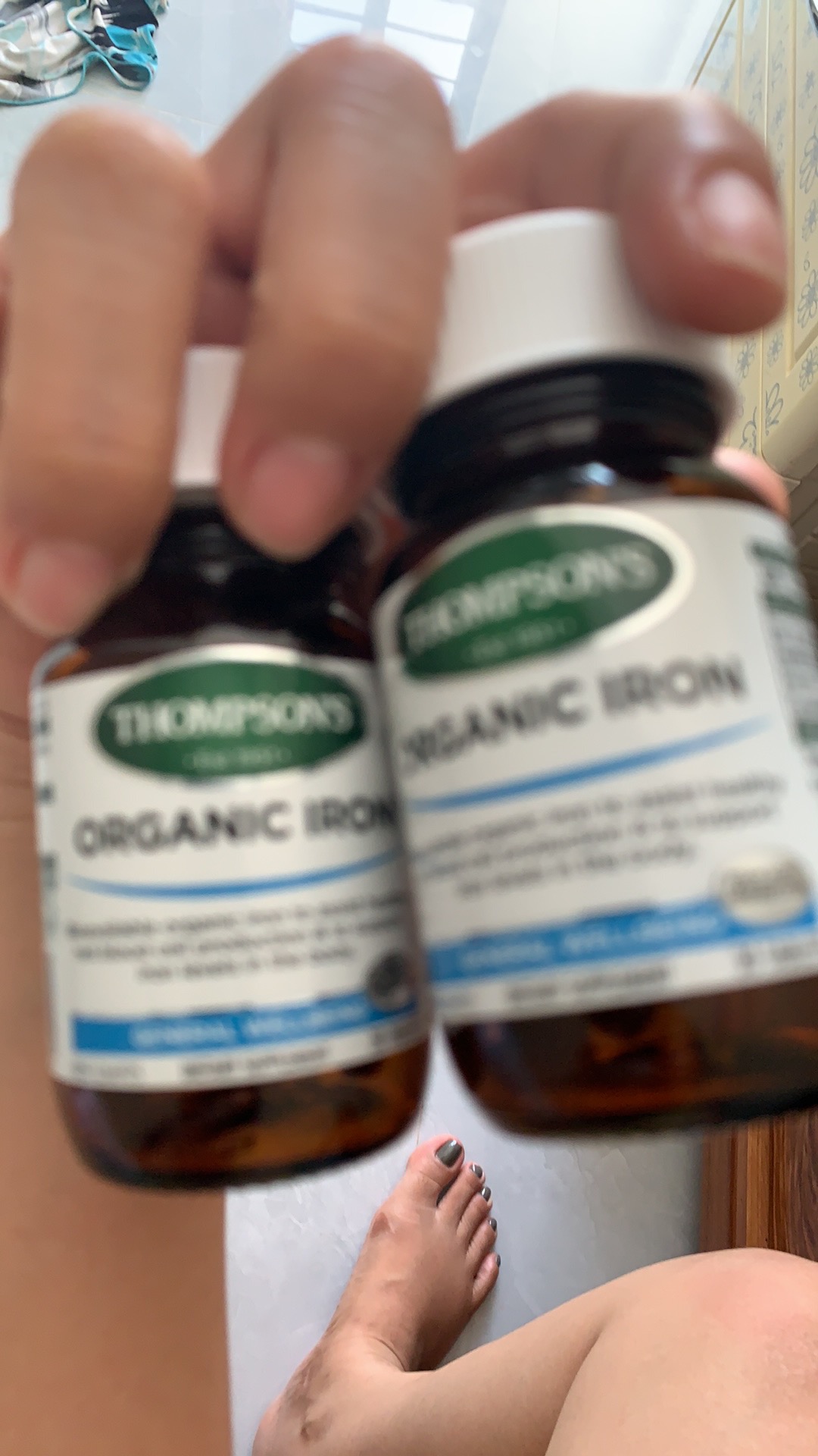 Viên bổ sung sắt hữu cơ Thompson's Organic Iron 30 viên - Hỗ trợ tăng cường sức khỏe cho phụ nữ mang thai và người ăn chay