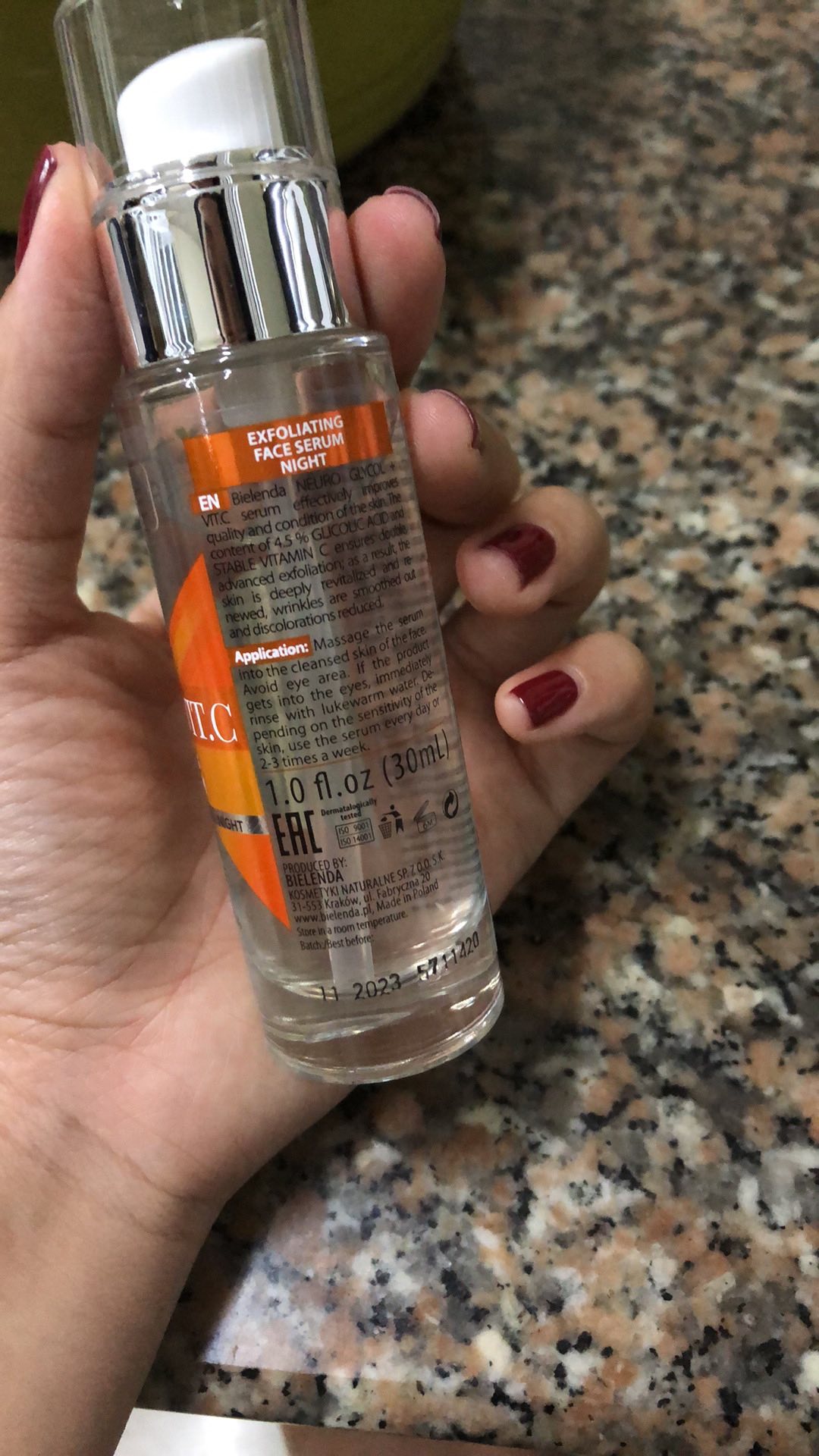 Serum Bielenda neuro Glycol + VitC 30ml - Dưỡng trắng da, giảm nám hiệu quả, hỗ trợ làm đều màu da, chăm sóc da toàn diện.