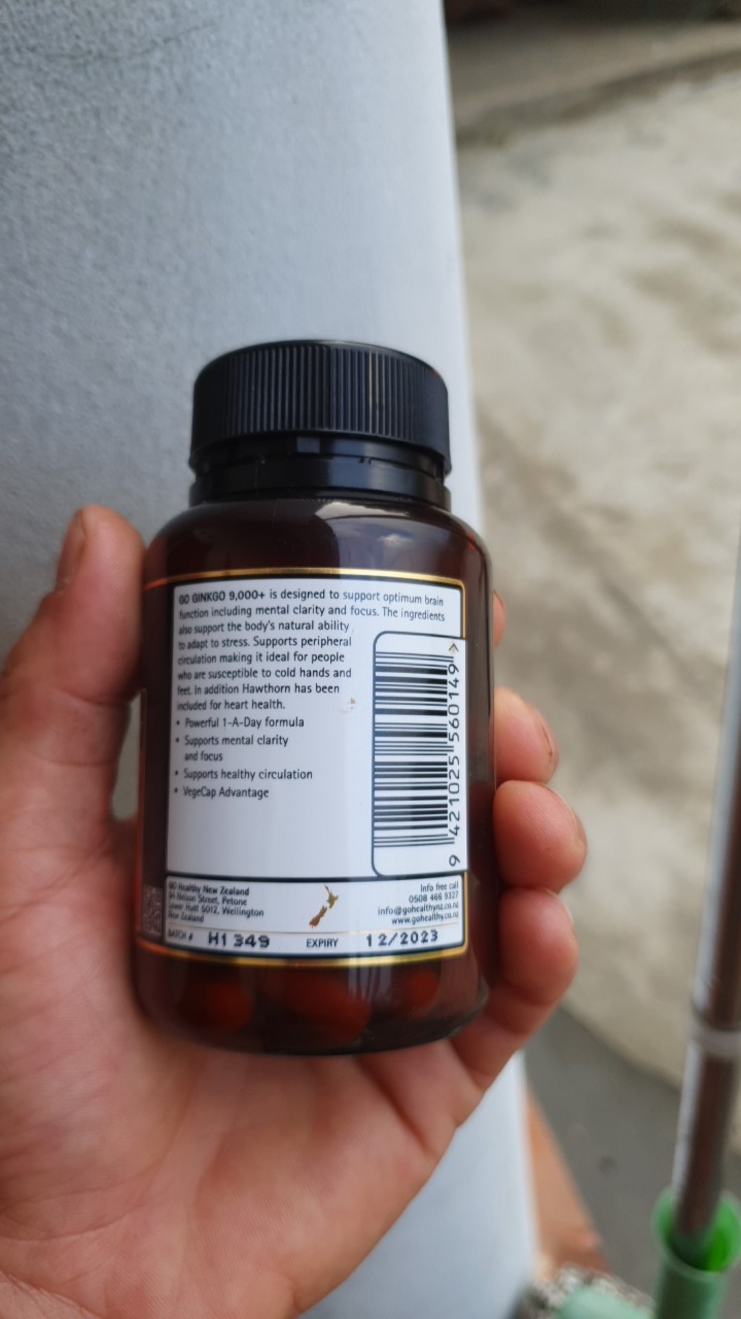 Viên uống Go Ginkgo New Zealand 9000 - Hỗ trợ cải thiện trí nhớ và tuần hoàn não, 60 viên bổ não tự nhiên, tăng cường sự tập trung