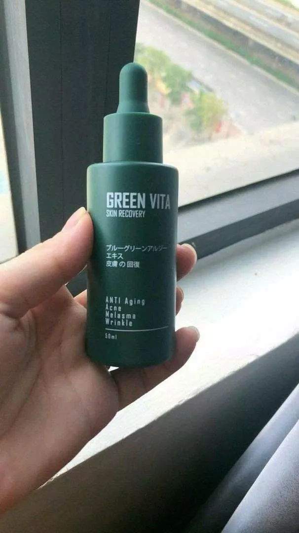 Serum siêu vi tảo giúp tái sinh da Green Vita chính hãng