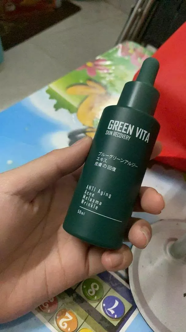 Serum siêu vi tảo giúp tái sinh da Green Vita chính hãng