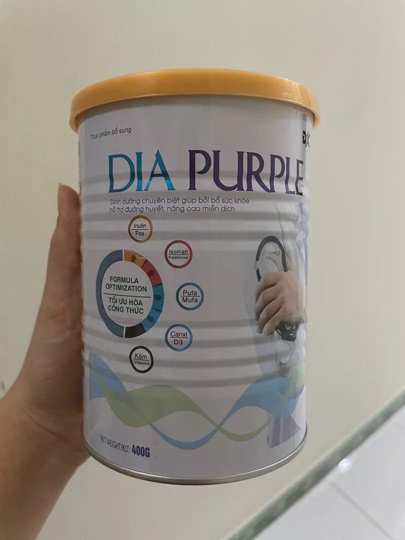 Sữa Bột cho người tiểu đường Dia Purple