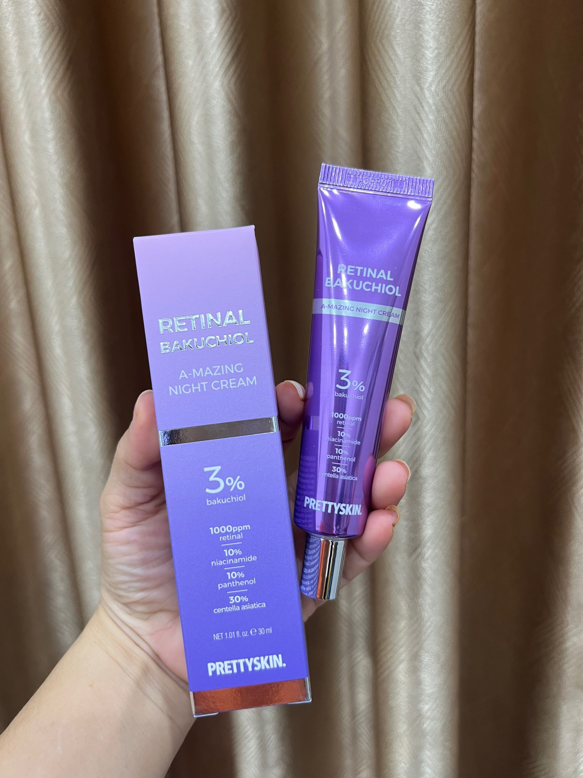 Kem Dưỡng Đêm Tái Tạo Da Pretty Skin Retinal Bakuchiol A-Mazing Night 30ml - Giúp Làm Mịn, Phục Hồi, Và Trẻ Hóa Da Ở Tất Cả Các Loại Da