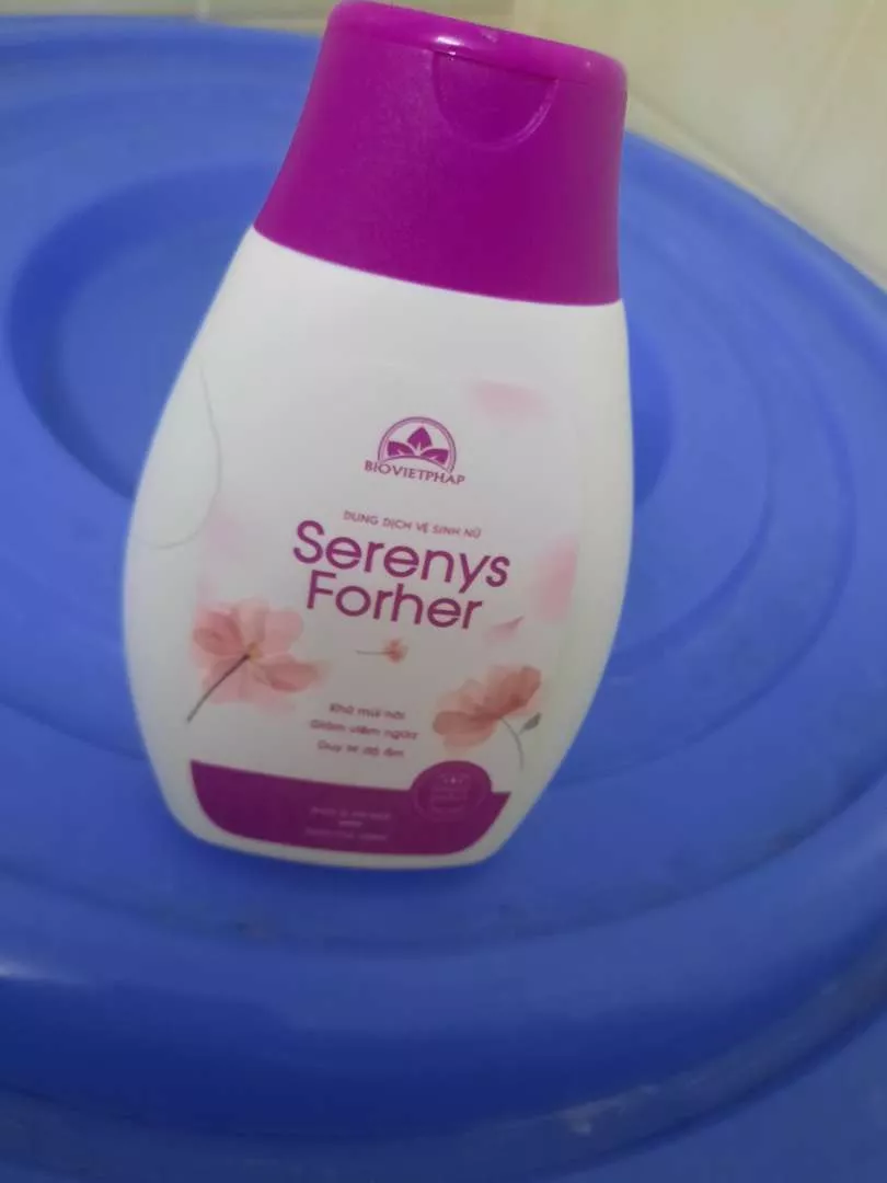 Dung dịch vệ sinh phụ nữ Serenys Forher 200ml - Làm sạch nhẹ nhàng, kháng khuẩn, giữ vùng kín thơm tho và thoáng mát