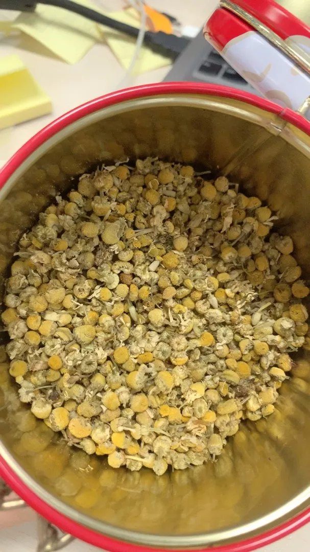 Trà Hoa Cúc Hữu Cơ Nguyên Bông DM Bio Kamillen Tea - Trà Thảo Mộc Tự Nhiên, Giúp Ngủ Ngon và Thanh Lọc Cơ Thể