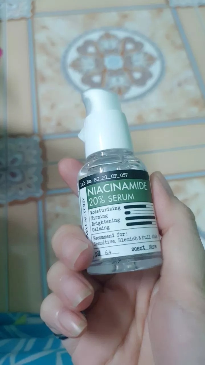 Serum Niacinamide 20% Derma Factory 30ml - Dưỡng Trắng Da, Mờ Thâm, Cấp Ẩm, Làm Mịn Da, Se Khít Lỗ Chân Lông