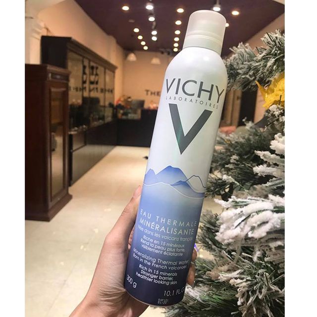 Xịt khoáng Vichy Thermal Spa Water 150ml - Nước khoáng tự nhiên cấp ẩm, làm dịu da, thích hợp cho mọi loại da