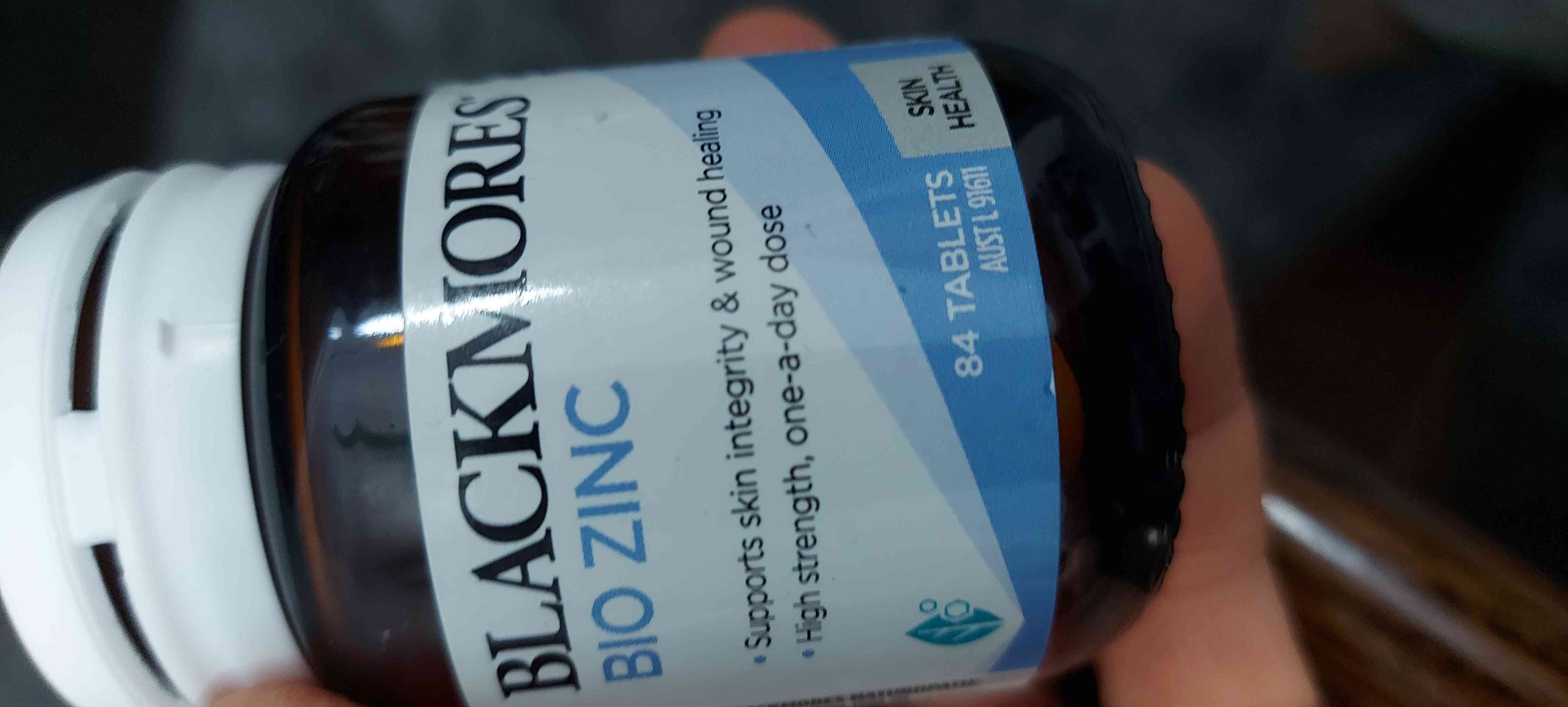 Viên Kẽm Tự Nhiên Blackmores Bio Zinc 84 Viên - Tăng Cường Đề Kháng, Hỗ Trợ Làm Đẹp Da và Giảm Mụn Trứng Cá