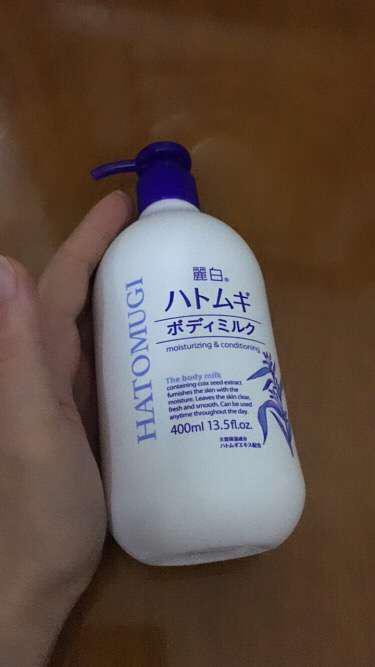 Sữa Dưỡng Thể Hatomugi Chiết Xuất Hạt Ý Dĩ - Dưỡng Ẩm & Làm Trắng Da 400ml, Phù Hợp Mọi Loại Da