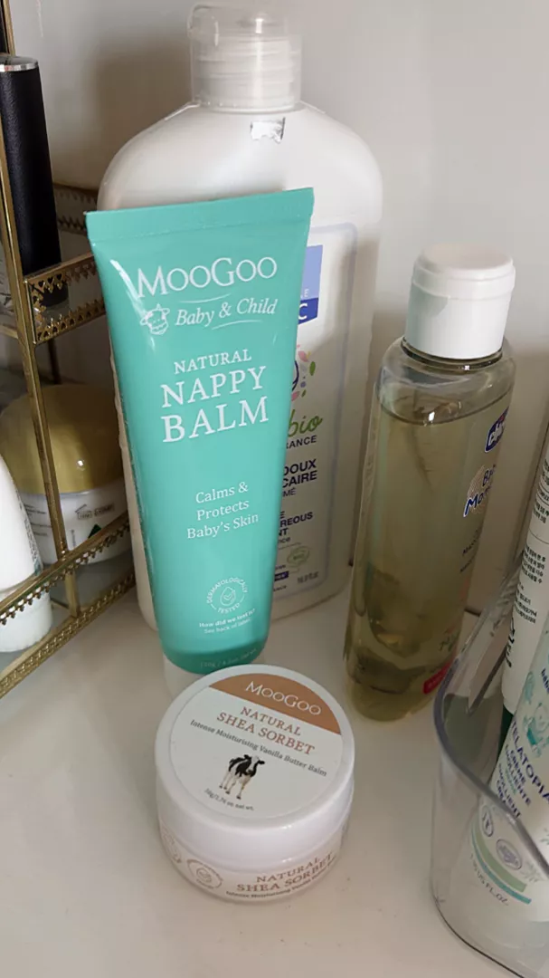 Kem Hỗ Trợ Chống Hăm Cho Bé MooGoo Natural Nappy Balm 120g - Dưỡng Da Mịn Màng, An Toàn Cho Da Nhạy Cảm Của Bé