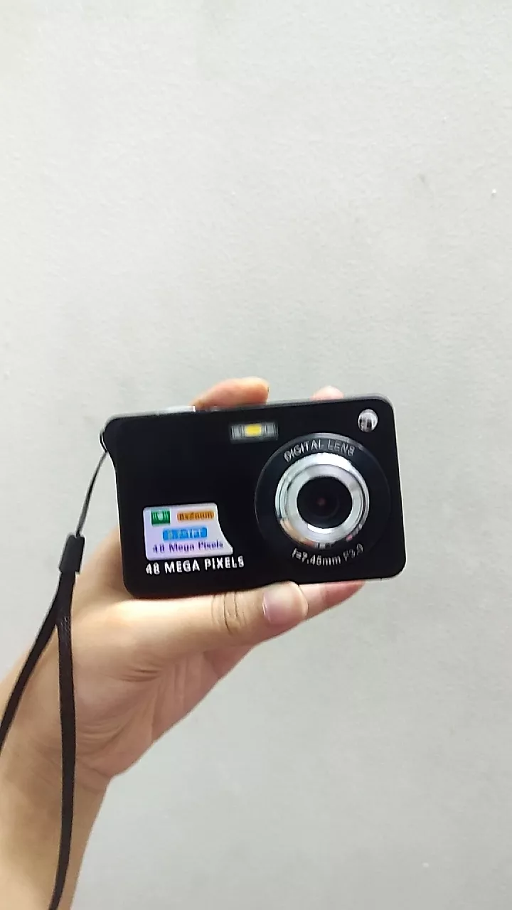 Máy ảnh kỹ thuật số Mini Camera V2 48MP - Ống kính góc rộng, Quay phim FullHD, Thiết kế nhỏ gọn, Thích hợp cho du lịch và chụp ảnh nhanh