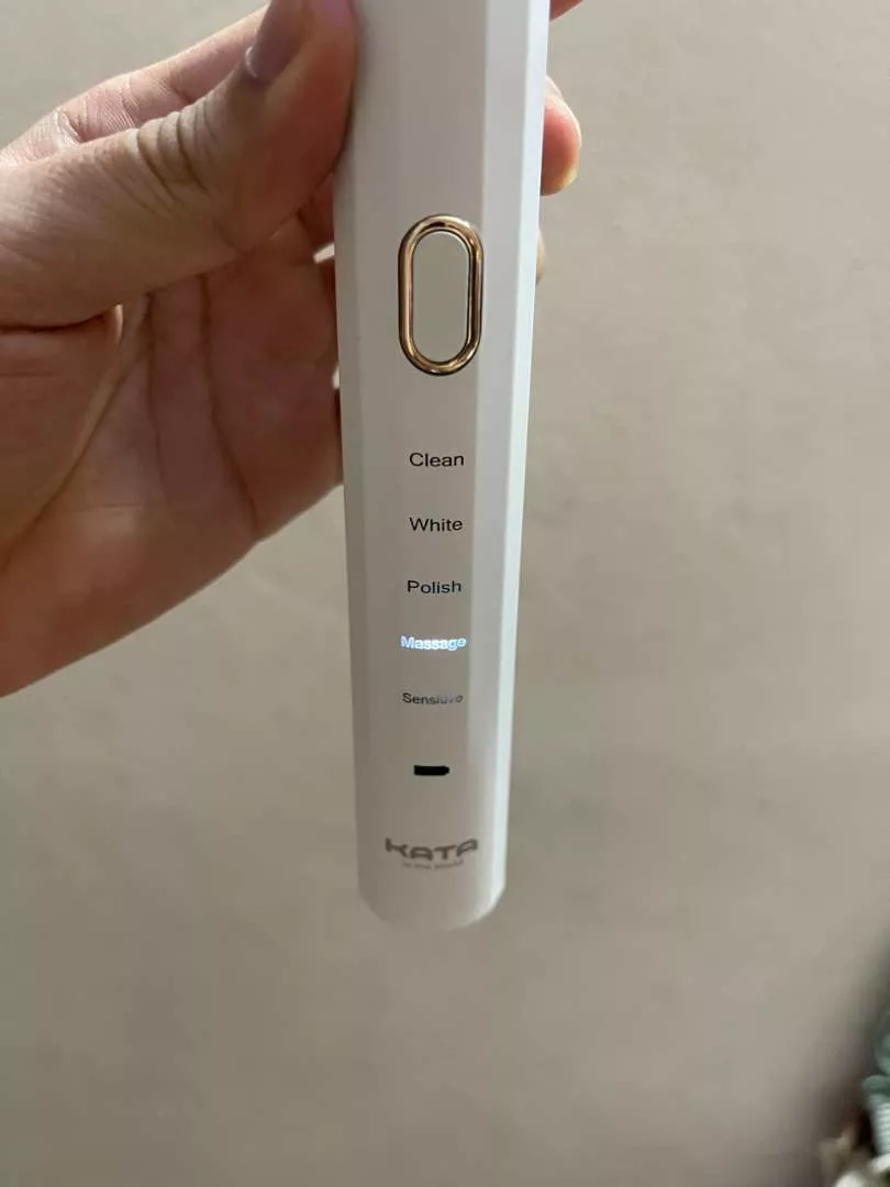 Bàn Chải Đánh Răng Điện Kata WT001 Sạc Không Dây - Công Nghệ Đèn LED 8 Tia Xanh Làm Trắng Răng, Chống Nước IPX7, 5 Chế Độ Sử Dụng