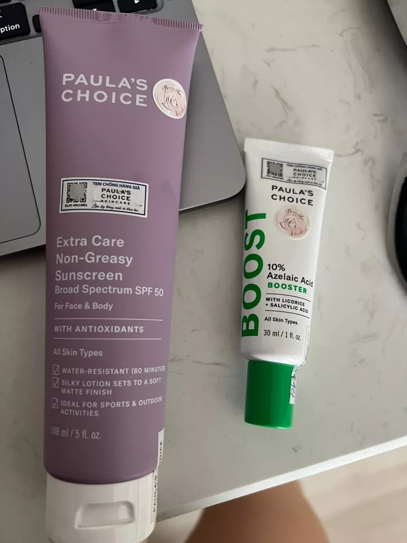 Kem Chống Nắng Kháng Nước Paula's Choice Extra Care SPF 50 - Không Nhờn, Bảo Vệ Da Mặt & Toàn Thân, Lâu Trôi, Dành Cho Da Dầu
