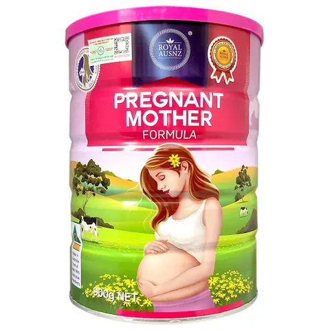 Sữa bầu Royal Ausnz Pregnant Mother Formula 900g - Bổ sung vitamin, dưỡng chất cần thiết cho mẹ và thai nhi, giảm tình trạng thiếu máu