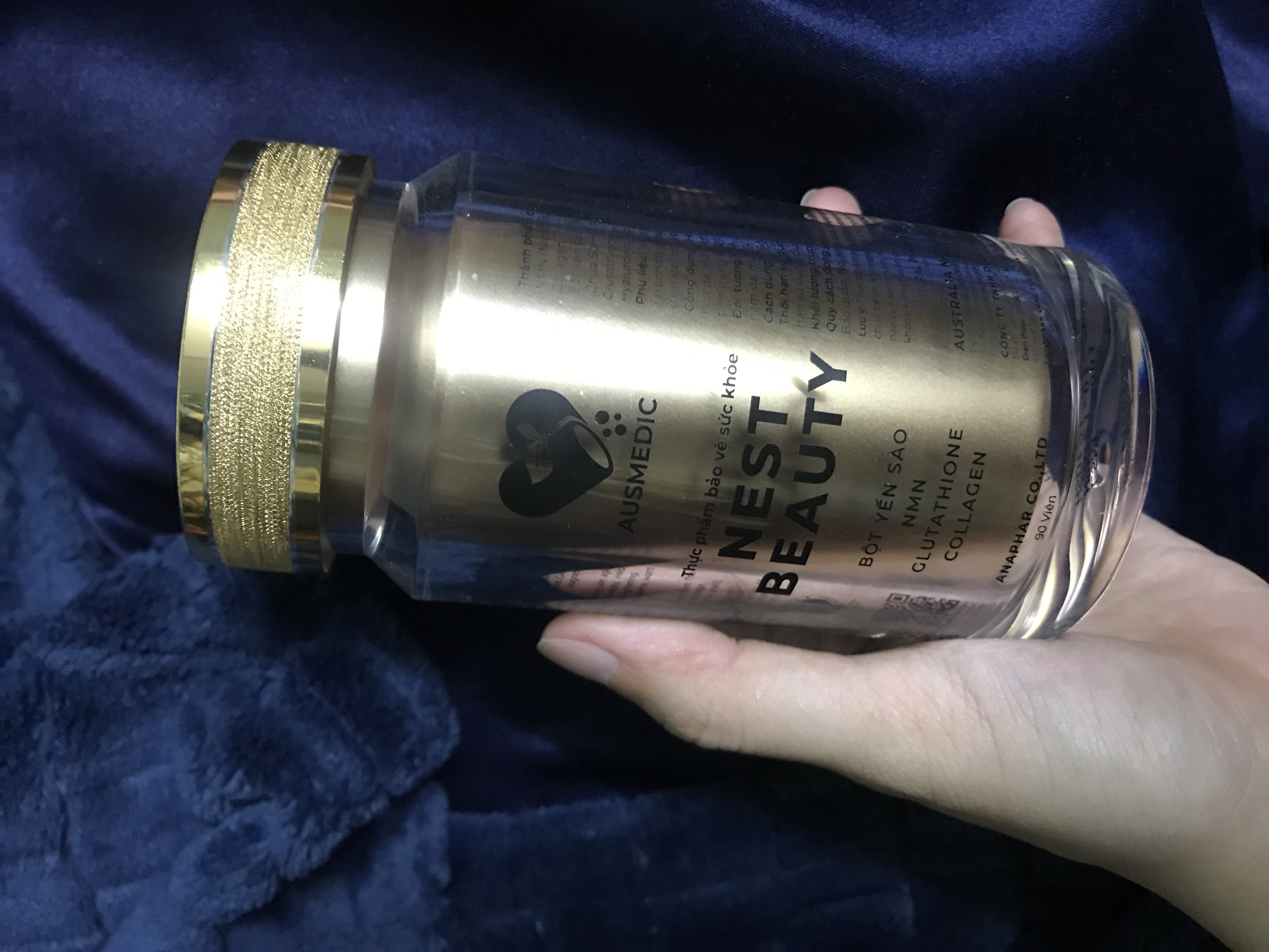 Viên Uống Yến Sào Trẻ Hóa Da Đa Tầng Nest Beauty - Công Thức Úc, Bổ Sung Collagen, Glutathione, Dưỡng Da Từ Gốc Rễ, 90 Viên/Hộp