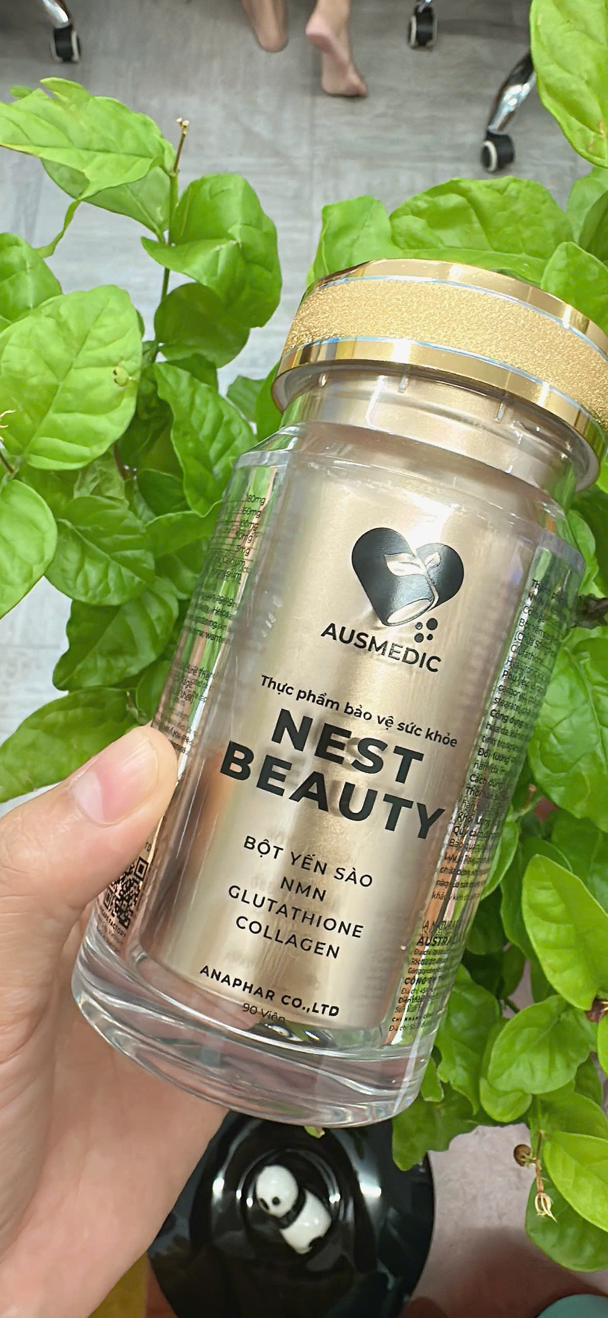 Viên Uống Yến Sào Trẻ Hóa Da Đa Tầng Nest Beauty - Công Thức Úc, Bổ Sung Collagen, Glutathione, Dưỡng Da Từ Gốc Rễ, 90 Viên/Hộp