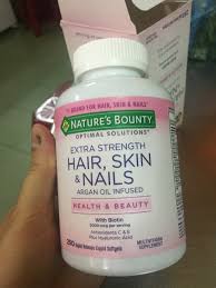 (Xách tay) Viên Uống Hair Skin Nails Nature's Bounty - Hỗ Trợ Đẹp Da, Tóc, Móng Chắc Khỏe Từ Mỹ - Giải Pháp Cho Tóc Mọc Nhanh Chóng chính hãng
