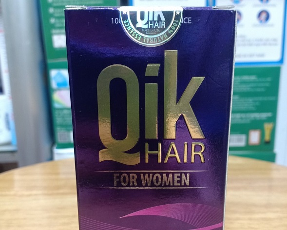 Viên uống Qik Hair (For Women) - 30 viên hỗ trợ giảm rụng tóc, kích thích mọc tóc chắc khỏe, sản phẩm chăm sóc tóc từ Mỹ
