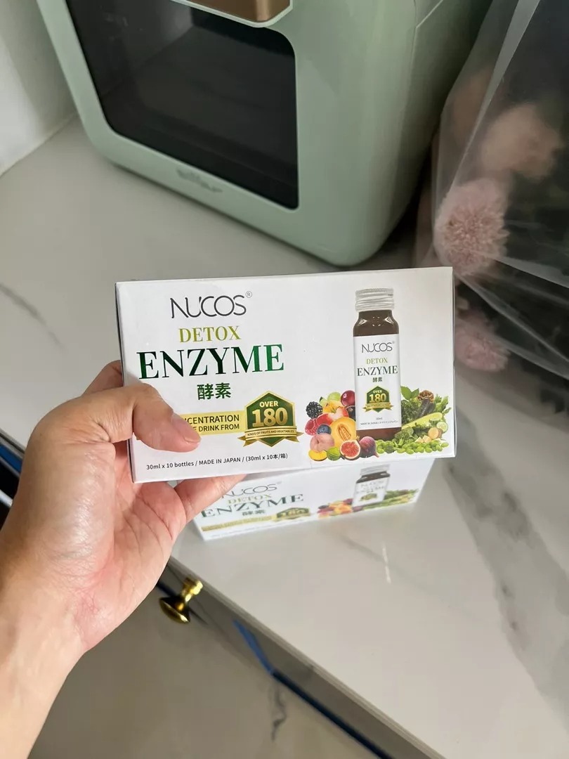 Nucos Detox Enzyme Nhật Bản - Nước Uống Hỗ Trợ Thanh Lọc Cơ Thể Từ 180 Loại Rau Củ, Trái Cây, Cải Thiện Tiêu Hóa, Sắc Đẹp