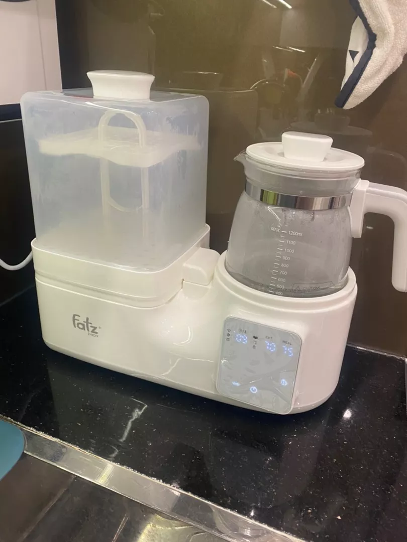 Máy Đun Nước Pha Sữa Đa Năng Fatzbaby Multimax 3 FB9322SJ - Chức Năng Nấu Cháo, Hâm Nóng, Tiệt Trùng - Sản Phẩm Hữu Ích Cho Mẹ và Bé