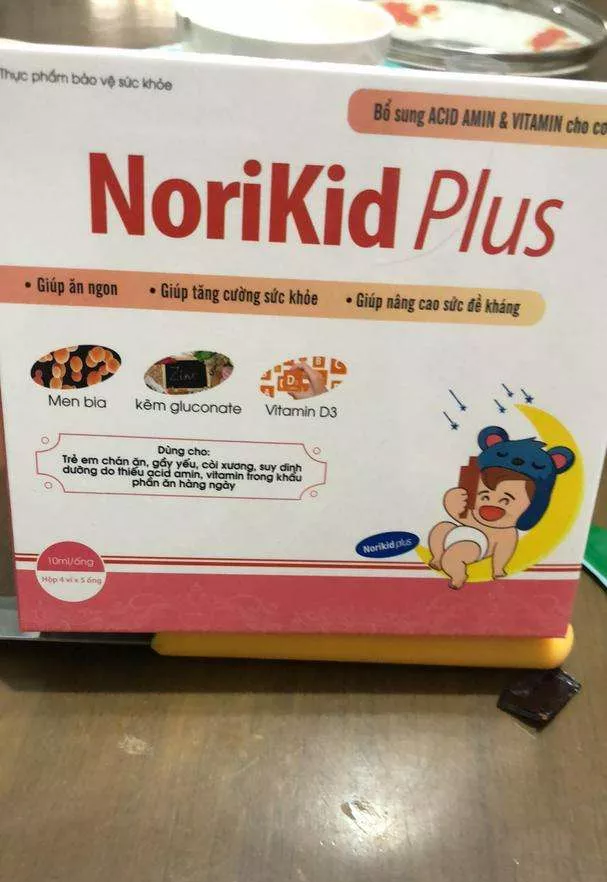 Sirô Norikid Plus Hỗ Trợ Bé Ăn Ngon - Cải Thiện Tiêu Hóa và Tăng Cường Sức Đề Kháng cho Trẻ từ 6 Tháng đến 12 Tuổi