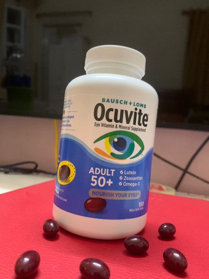 Viên Uống Bổ Mắt Ocuvite Adult 50+ Mỹ - Hỗ Trợ Thị Lực, Giảm Mỏi Mắt Cho Người Trên 50 Tuổi, Chứa Lutein & Omega-3