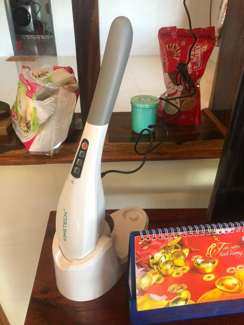 Máy Massage Cầm Tay Đa Năng Kingtech Lux 450 - Thiết Kế Hiện Đại, 6 Đầu Massage Tùy Chỉnh, Công Nghệ Massage Thông Minh