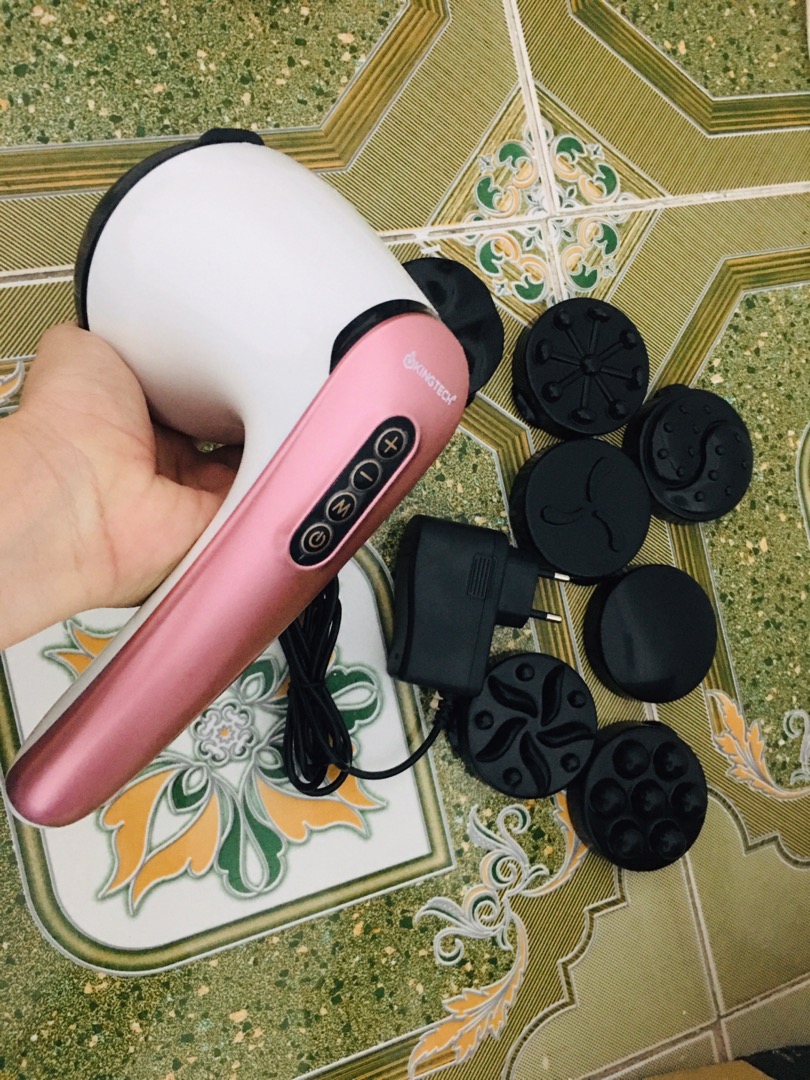 Máy Massage Cầm Tay Đa Năng Kingtech YT-1803 - 12 Chế Độ, Pin Sạc, Thiết Kế Không Dây, Giảm Đau Hiệu Quả tại Nhà
