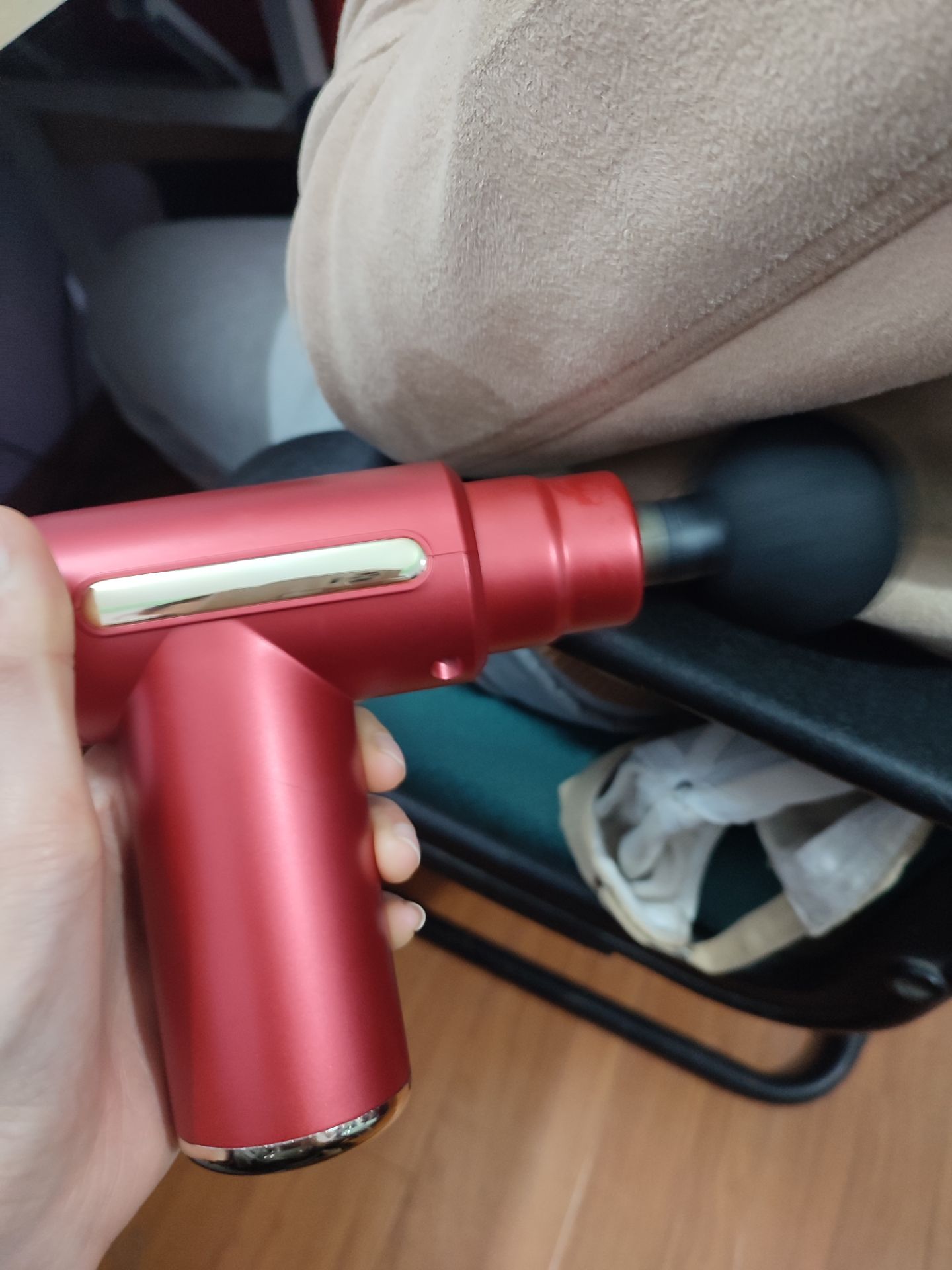 Máy Massage Vai Gáy Cầm Tay CTFAST-720 - Thiết Bị Massage Mini 6 Cấp Độ Giảm Đau, Kèm 4 Đầu Massage Chuyên Dụng