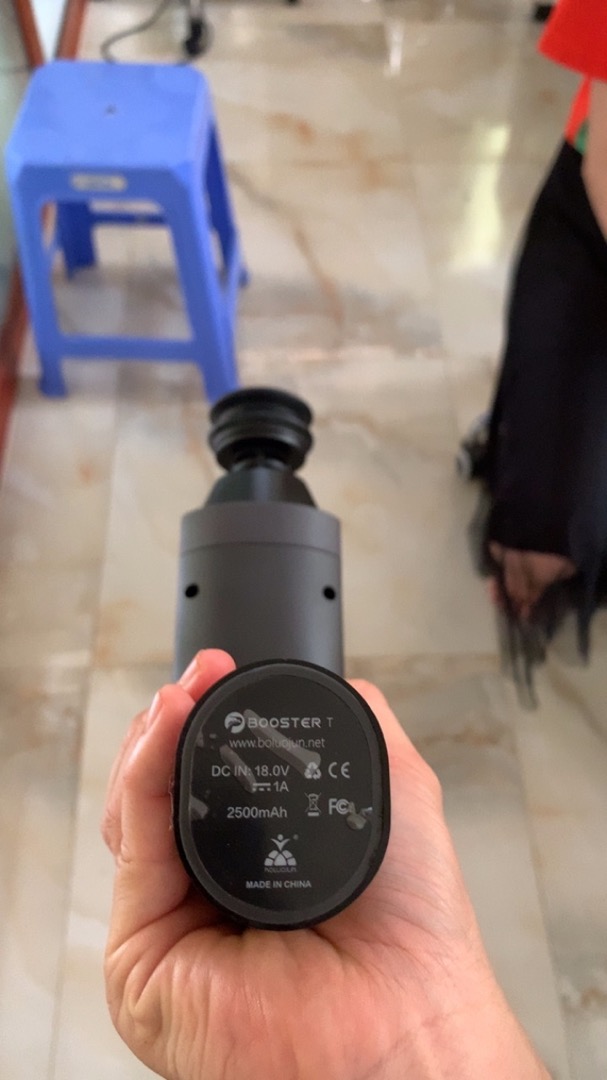 Máy Massage Toàn Thân Cầm Tay Booster T - Giảm Nhức Cơ Với 5 Tốc Độ & 6 Đầu Mát-Xa, Cải Thiện Lưu Thông Máu, Phục Hồi Nhanh Chóng