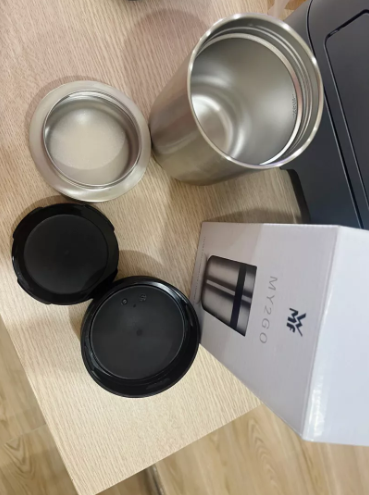 Hộp cơm giữ nhiệt 2 ngăn WMF MY2GO kèm thìa đũa & hộp đựng - Giữ nóng lạnh tối ưu, thiết kế nhỏ gọn cho văn phòng và dã ngoại