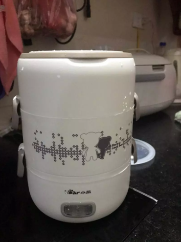 Hộp Cơm Giữ Nhiệt Cắm Điện 3 Tầng Bear DFH-S2358 2L - Tiện Ích Nấu Nướng, Hâm Nóng 3 Món, Khay Inox 304 Dễ Dùng