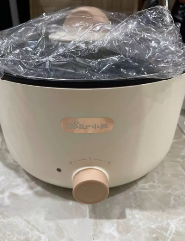 Nồi điện đa năng Bear DRG-D30T3 800W - Nấu Lẩu, Chiên, Xào, Luộc - Dung tích 3L, 2 Mức Nhiệt Điều Chỉnh, Lớp Chống Dính Cao Cấp