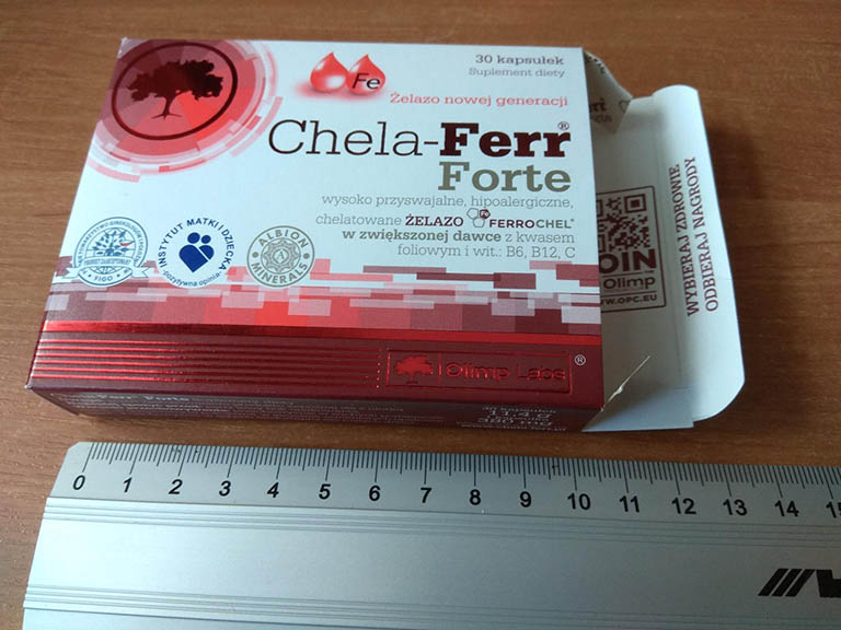 Viên Sắt Chela-Ferr Forte cho Bà Bầu - Hỗ Trợ Bổ Sung Sắt Hữu Cơ (30 Viên) Tăng Cường Sức Khỏe Phụ Nữ Mang Thai và Sau Sinh