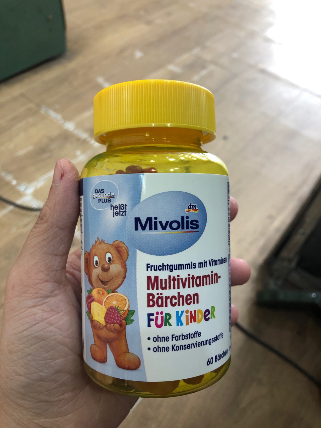 Kẹo Vitamin Tổng Hợp Das Gesunde Plus cho Bé - Viên Hình Gấu Dinh Dưỡng Hỗ Trợ Tăng Cường Đề Kháng, Dành Cho Trẻ Từ 4 Tuổi, 60 Viên