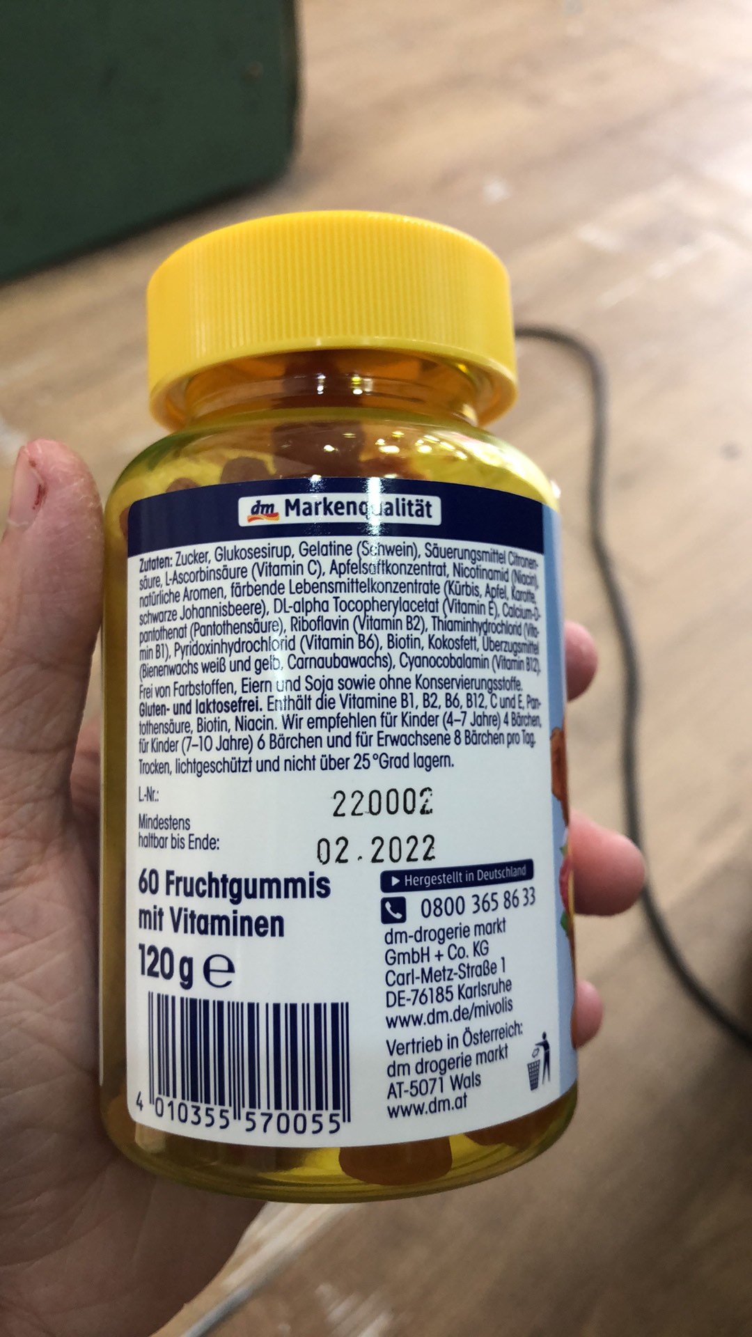 Kẹo Vitamin Tổng Hợp Das Gesunde Plus cho Bé - Viên Hình Gấu Dinh Dưỡng Hỗ Trợ Tăng Cường Đề Kháng, Dành Cho Trẻ Từ 4 Tuổi, 60 Viên