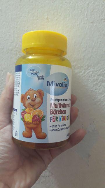 Kẹo Vitamin Tổng Hợp Das Gesunde Plus cho Bé - Viên Hình Gấu Dinh Dưỡng Hỗ Trợ Tăng Cường Đề Kháng, Dành Cho Trẻ Từ 4 Tuổi, 60 Viên