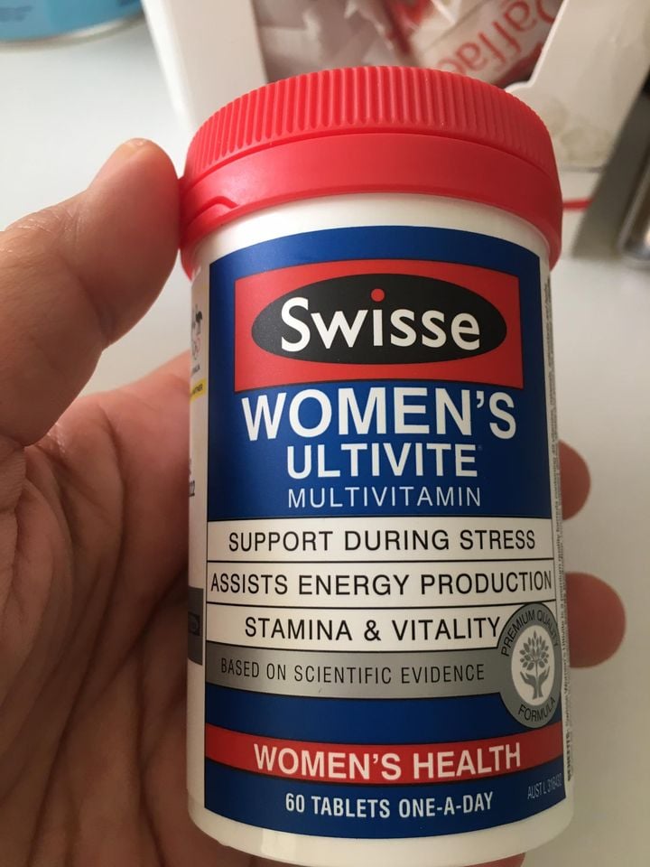 Vitamin Tổng Hợp Swisse Women's Ultivite Multivitamin 60 Viên - Hỗ Trợ Sức Khỏe Phụ Nữ, Giảm Mệt Mỏi, Tăng Cường Năng Lượng