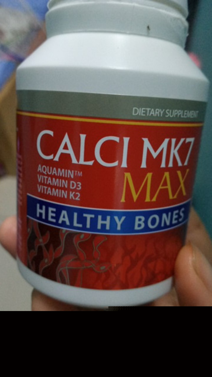 Viên Uống Bổ Sung Canxi Tảo Biển Đỏ Calci Mk7 Max - Hỗ Trợ Sức Khỏe Xương Khớp Vitamin D3, K2 - 60 Viên