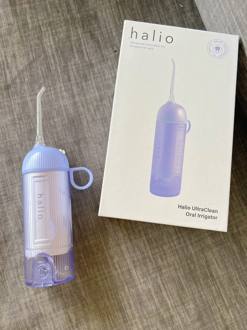 Máy tăm nước cầm tay Halio UltraClean Oral Irrigator Periwinkle - Loại bỏ 99% mảng bám thức ăn, bảo vệ sức khỏe răng miệng