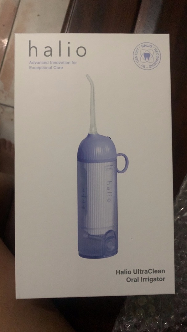 Máy tăm nước cầm tay Halio UltraClean Oral Irrigator Periwinkle - Loại bỏ 99% mảng bám thức ăn, bảo vệ sức khỏe răng miệng