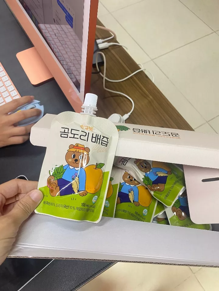 Nước Uống Dinh Dưỡng Lê Hoa Chuông Bear Pear Juice 100ml - Giúp Tăng Cường Sức Khỏe Hệ Hô Hấp cho Trẻ Em