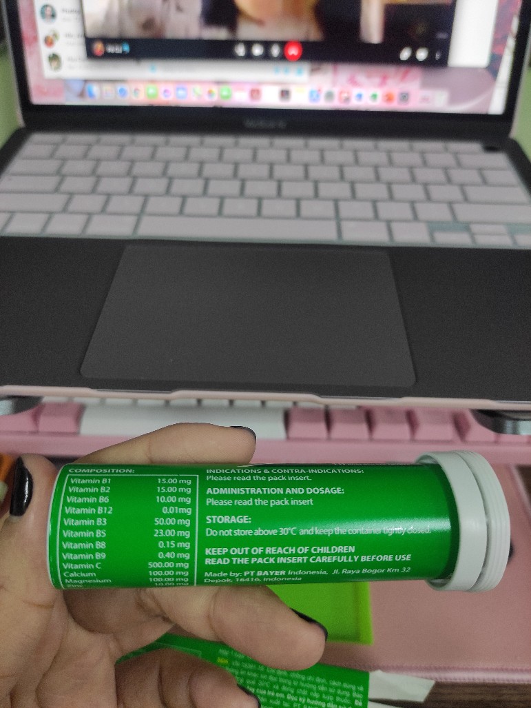 Viên sủi Berocca Performance Effervescent Tăng Đề Kháng - Hỗ Trợ Miễn Dịch, Vitamin B, C, Hương Vị Cam, Xoài - Dễ Dàng Sử Dụng