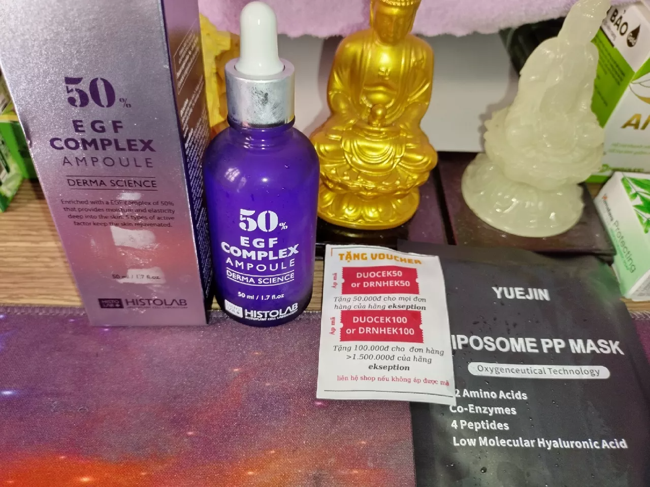Serum Histolab 50% EGF Complex Ampoule 50ml - Serum trẻ hóa da, làm mờ vết thâm, chống lão hóa hiệu quả
