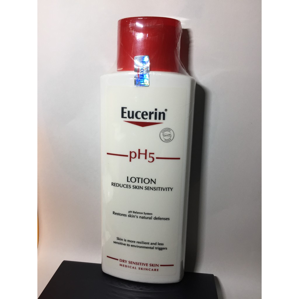 Sữa Dưỡng Thể Eucerin pH5 Lotion 250ml Cho Da Nhạy Cảm - Dưỡng Ẩm Chuyên Sâu, Không Gây Nhờn, Hỗ Trợ Làm Dịu Da