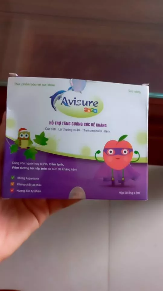 Siro Avisure Muno Tăng Đề Kháng Cho Bé - Vitamin & Khoáng Chất Hỗ Trợ Miễn Dịch, Hương Vị Ngon Dễ Uống, Dành Cho Trẻ Biếng Ăn