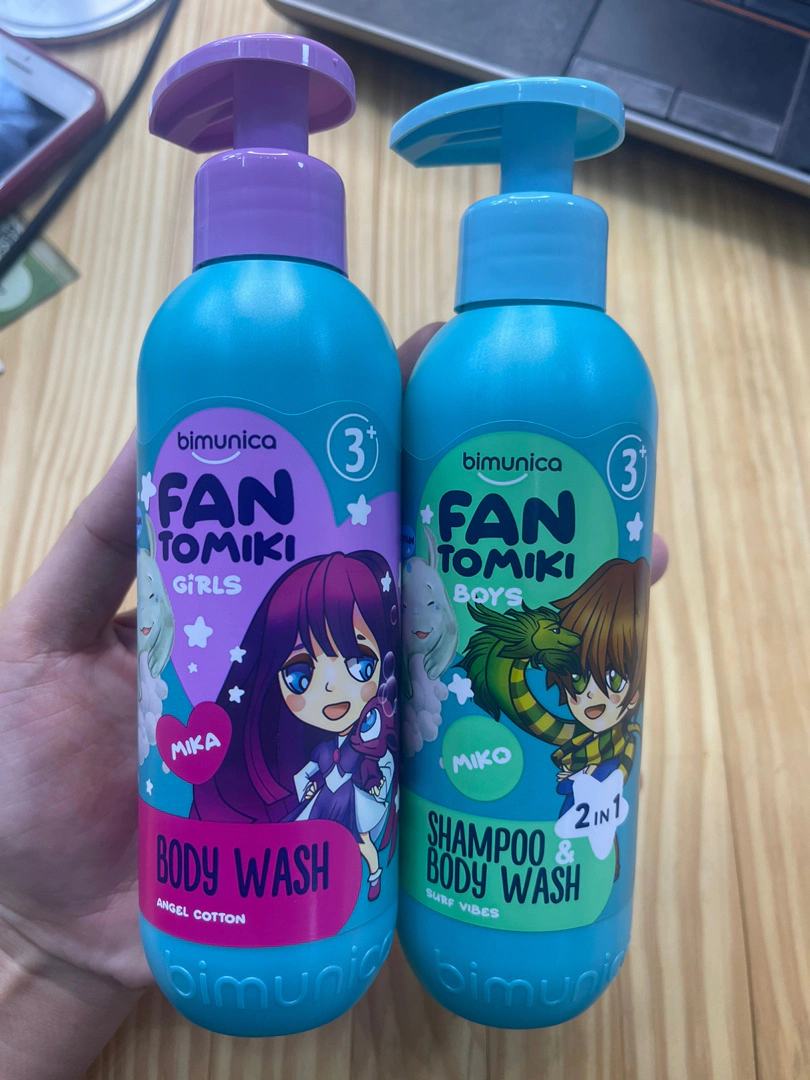 Sữa Tắm Gội 2in1 Bimunica Fantomiki Cho Bé Từ 3 Tuổi - Giải Pháp Cho Da Nhạy Cảm, Hương Thơm Dịu Dàng, Chất Lượng Cao