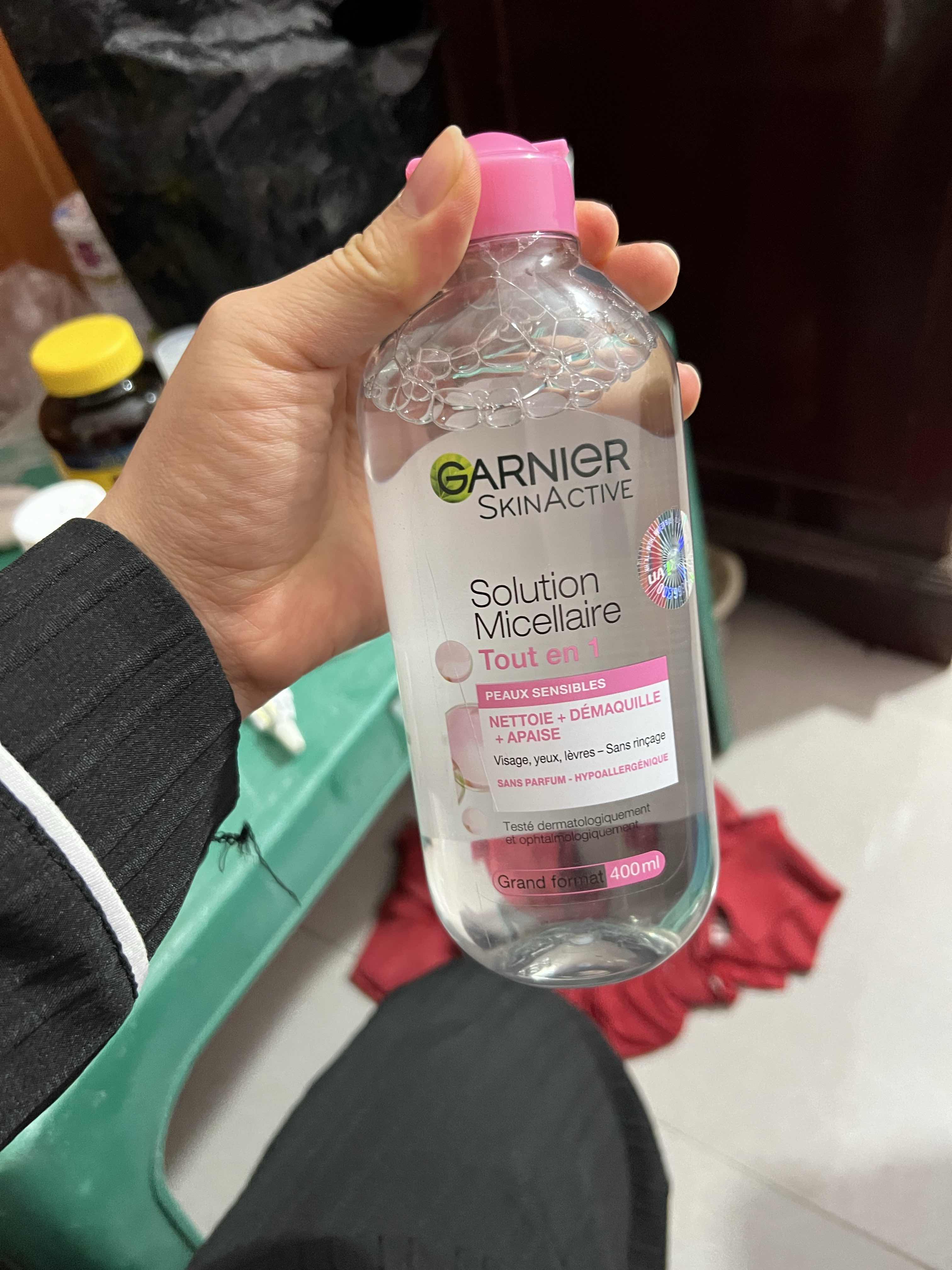 Nước Tẩy Trang Garnier Micellar Cleansing Water 400ml - Làm Sạch Da An Toàn, Hiệu Quả Cho Mọi Loại Da, Không Chứa Cồn