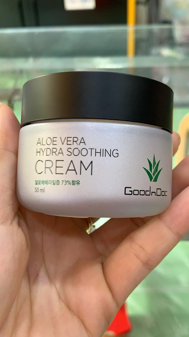 Kem Dưỡng Ẩm GoodnDoc Aloe Vera Hydra Soothing 50ml - Sản Phẩm Dưỡng Ẩm Cho Da Khô, Chiết Xuất Lô Hội Giúp Da Mềm Mại, Khỏe Mạnh