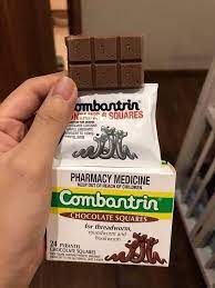 Kẹo Socola Tẩy Giun Combantrin 24 Viên - Hỗ Trợ Diệt Giun Kim, Giun Tròn, Dễ Dàng Sử Dụng Cho Cả Gia Đình, Hàng Úc